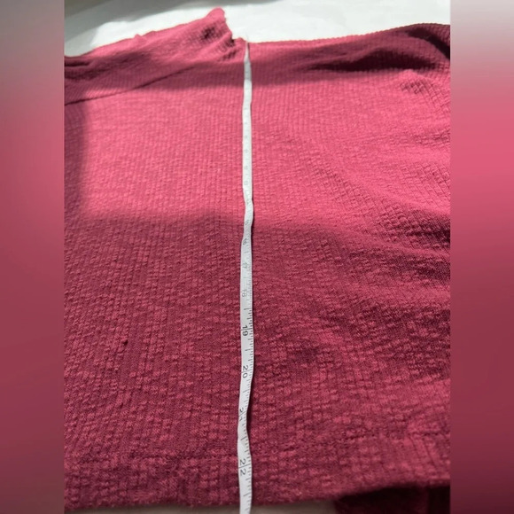 FP Beach "World Traveler" Pull Over Dolman Sleeve Cowl Neck Split Back Size L - Picture 5 of 7